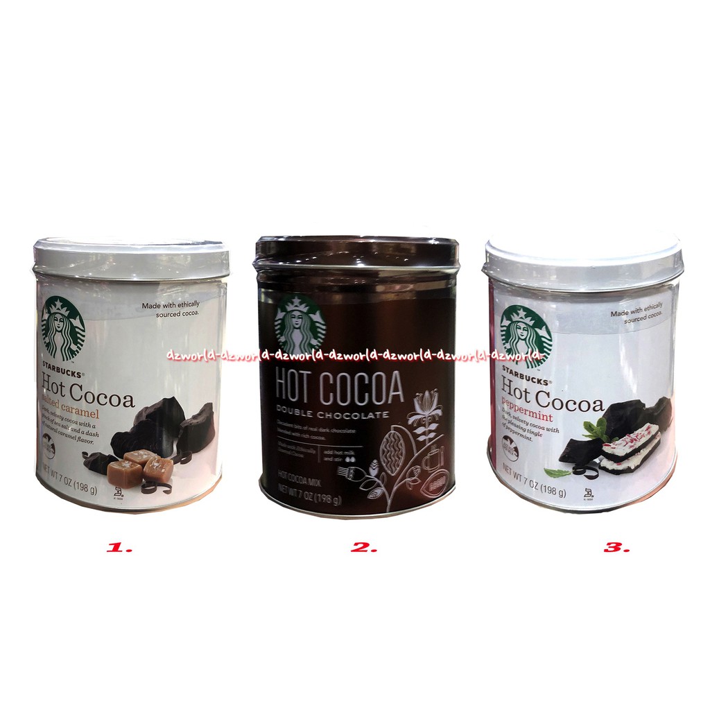 Starbucks Hot Cocoa 198gr Salted Caramel Hot Cocoa Milk Minuman Coklat Instan Star Buck