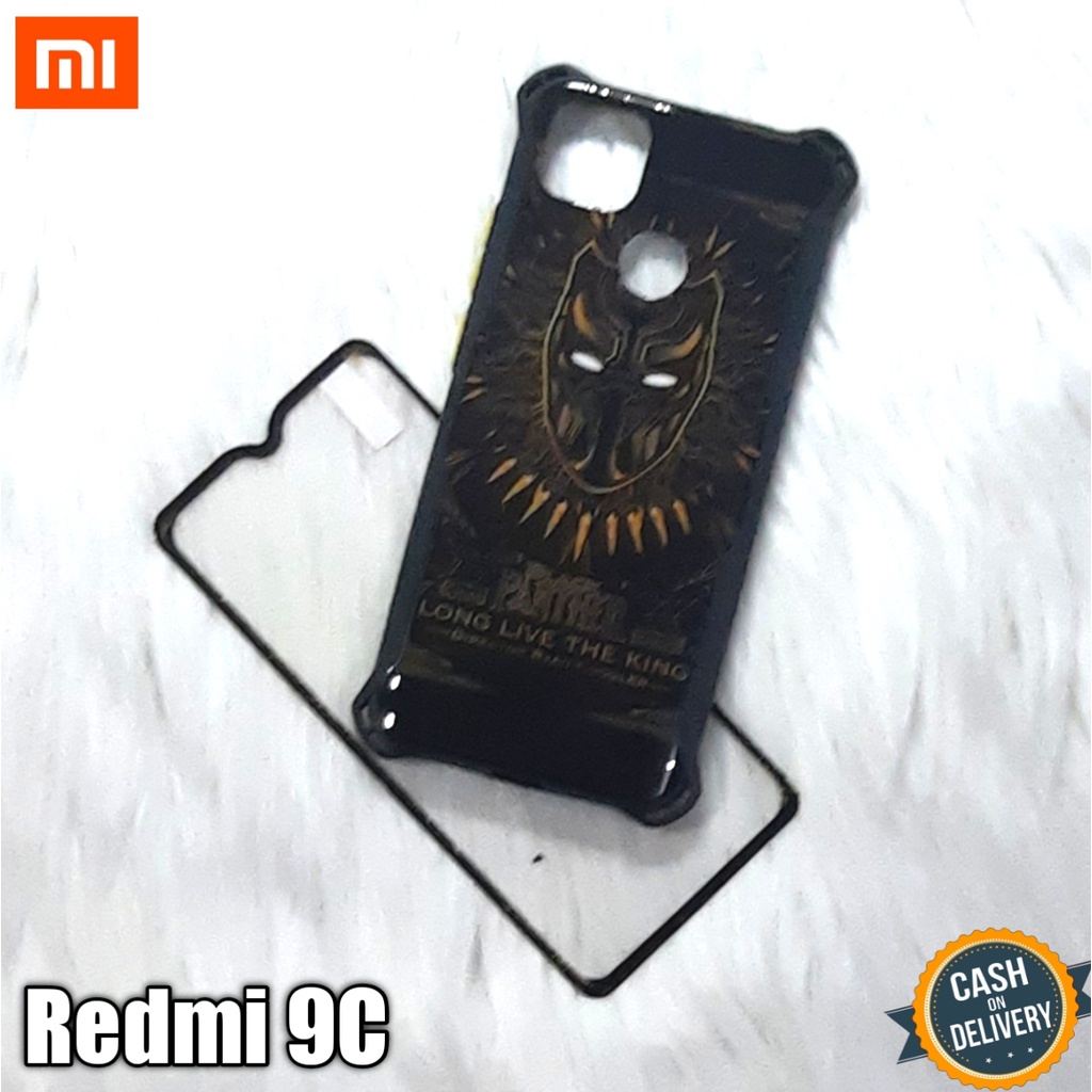 Softcase 360 Avenger + Tempered Glass For Xiaomi Redmi 9C