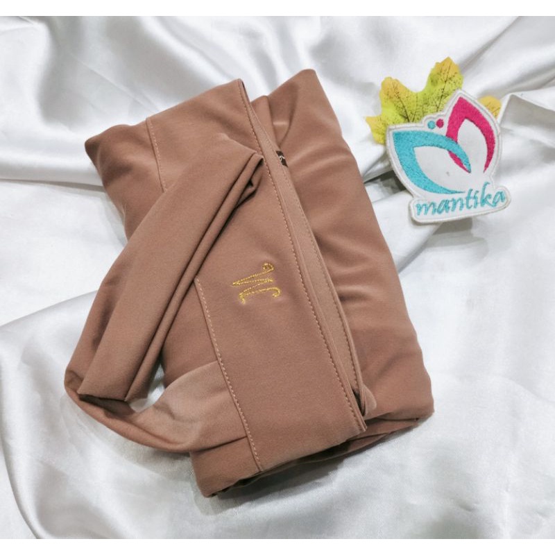 MARYAM JERSEY BERGO TALI HIJAB INSTAN ORIGINAL JERSEY SUPER NON PER-Milo