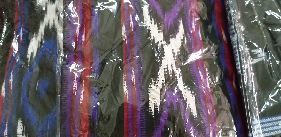 Vest Songket Katun Motif Tenun Batik Wanita Atasan Cewek Outer Modern Warna Seragam