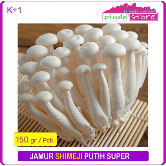 

JAMUR SHIMEJI PUTIH FRESH 150 GRAM