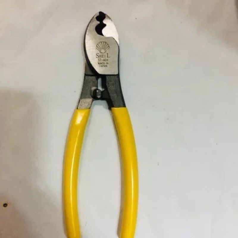 Tang Potong Kabel 6 Inch SHELL ST-606 Plier Cutting Cable SHELL Kualitas Bagus
