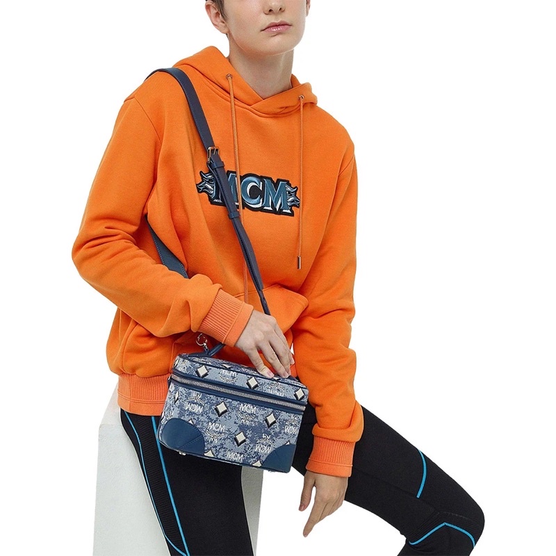 Original MCM Small Rockstar Vanity Case in Vintage Jacquard Monogram