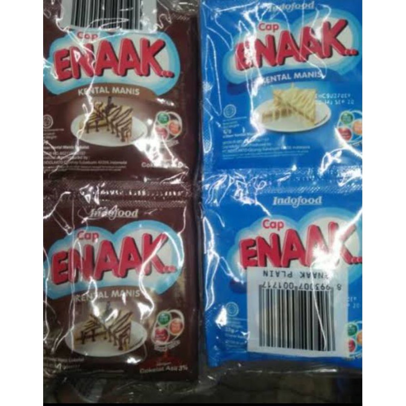 

Susu Kental Manis Enak Putih & Coklat Sachet 37gr