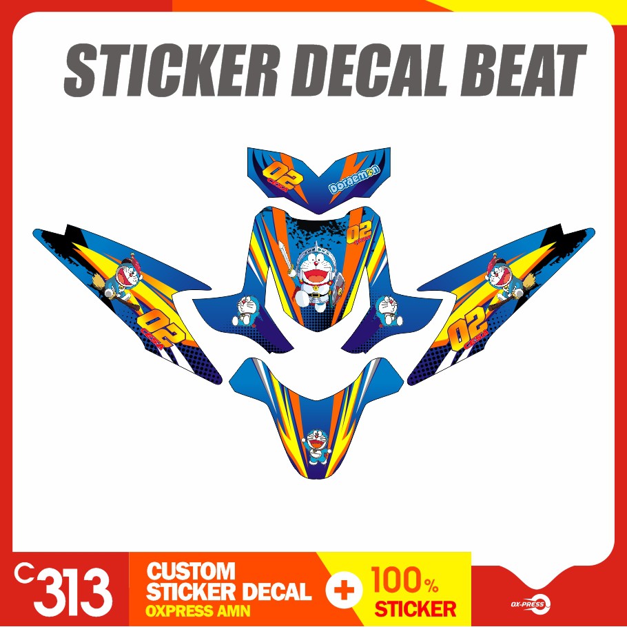 Stiker Striping Honda BEAT Custom Sticker (8)