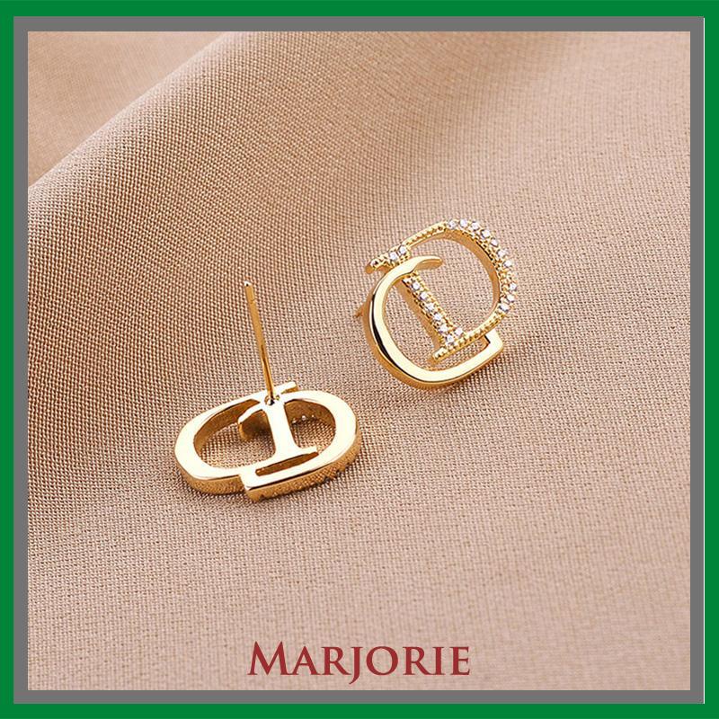 925 Perak Personalised berlian litto anting -anting niche desain anting -anting waktu sederhana-MJD-MJD