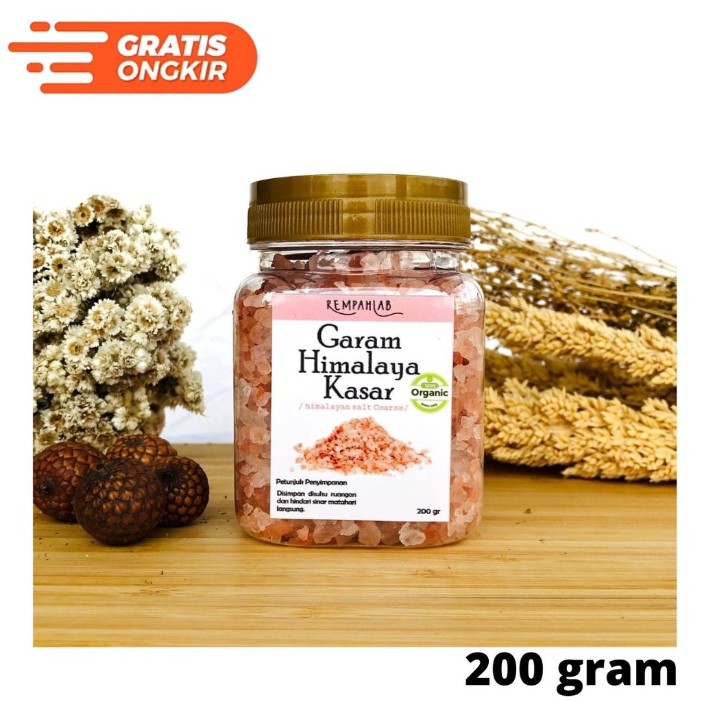 

REMPAHLAB GARAM HIMALAYAN KASAR / HIMALAYAN SALT COARSE / JUAL GARAM HIMALAYA KASAR / PINK SALT ORIGINAL