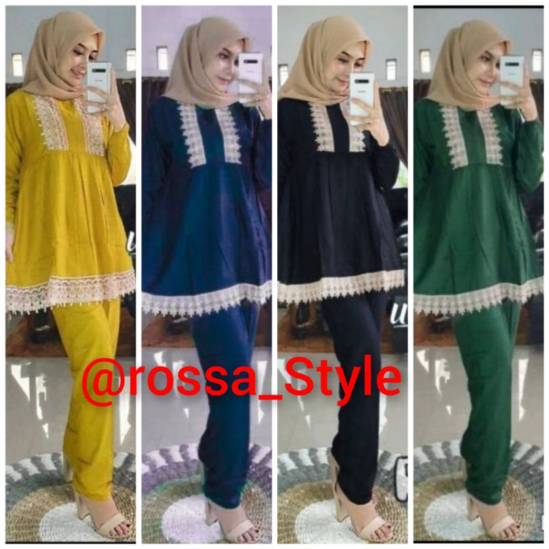 Daster Arab | Setelan muslim | Daster lengan panjang | Set dress | Set Daster
