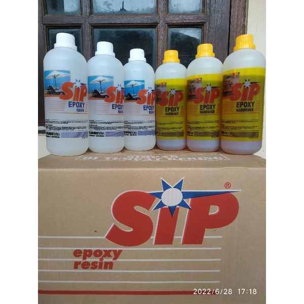 

Lem Epoxy Sip Besar Hardener dan resin