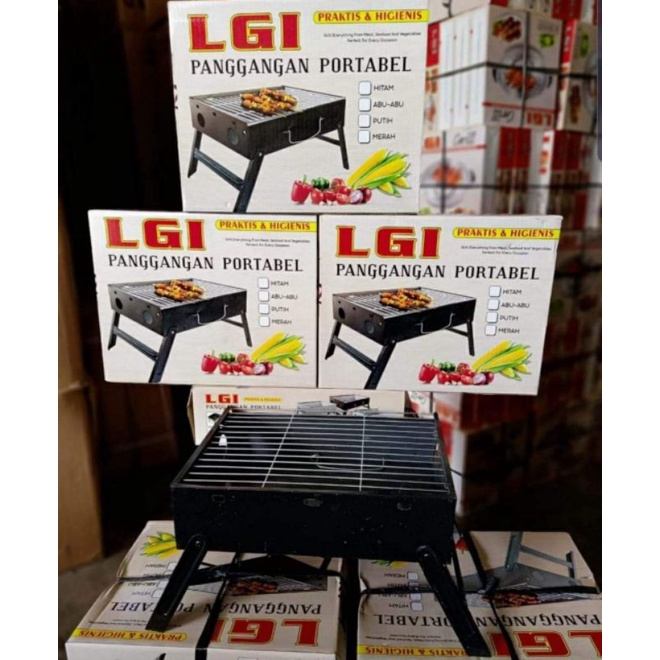 Alat Pemanggang Portable LGI / Panggangan Portable Bisa Lipat