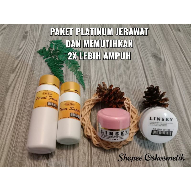 PAKET PLATINUM ISI 4 LINSKY PINK ORIGINAL