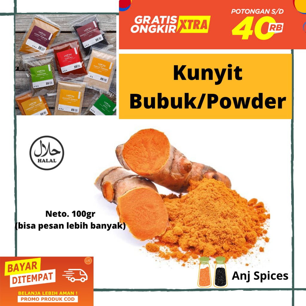 

Kunyit bubuk/powder 100% Original