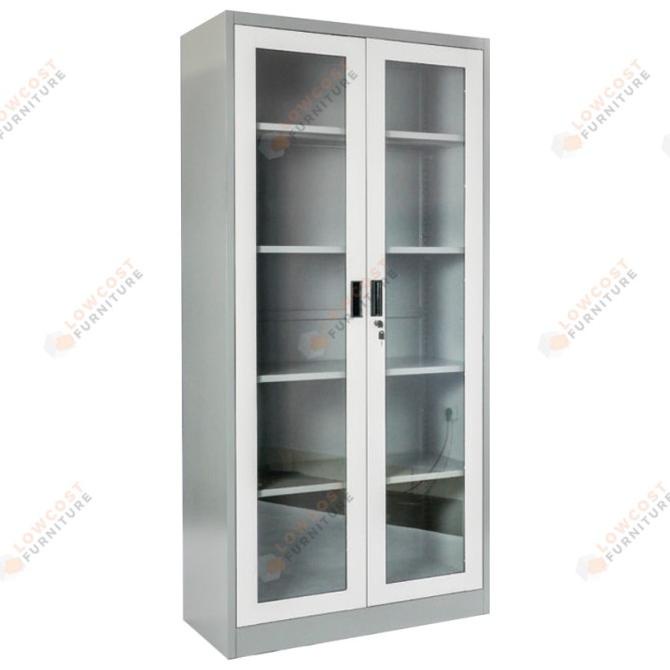 

[[COD]] Lemari arsip kantor besi 2 pintu swing kaca 5 ruang SPECIAL Kode 851