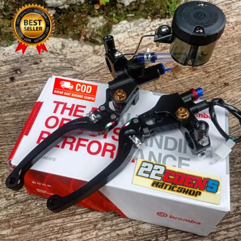 Master rem brembo rcs18 full cnc beat vario mio xeon scoopy vixion sonic fu rxking tiger ninja dll