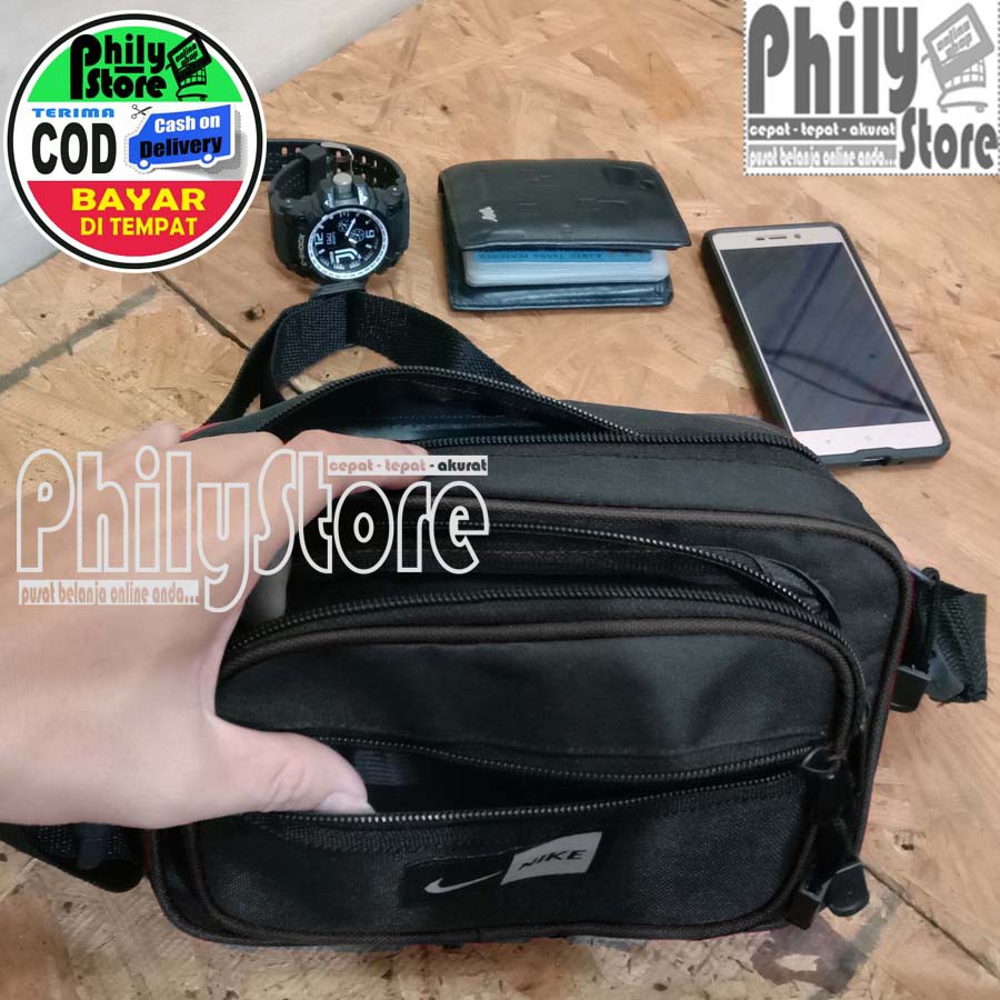 Tas Selempang Waistbag Messenger Tas Selempang &amp; Pinggang Pushop Travel Pouch Terbaru