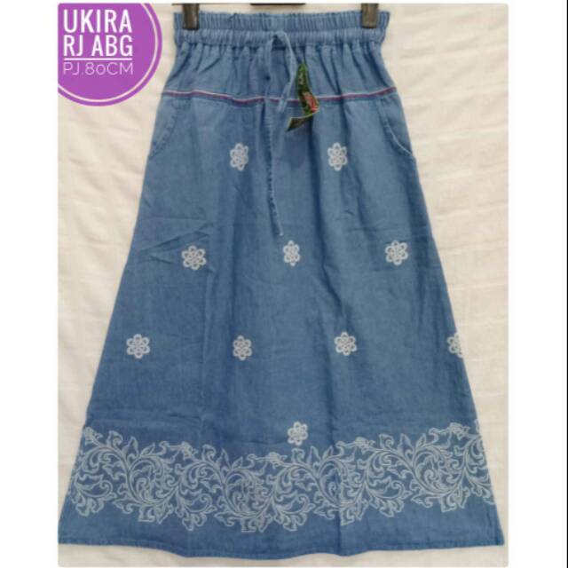 Rok jeans anak/rok jeans ABG/rok jeans anak cewek/rok jeans cantik/rok jeans keren