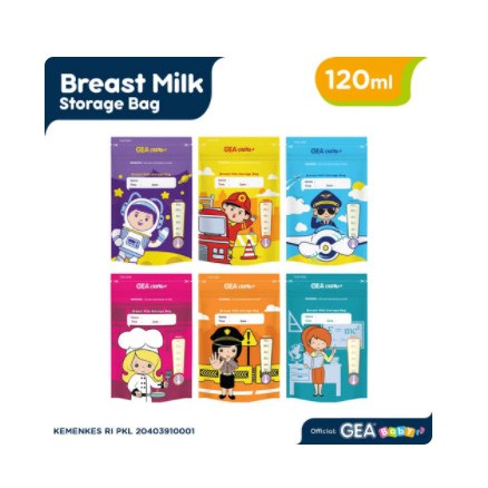 GEA Baby Kantong Asi 120ML Breast Milk 30 pcs