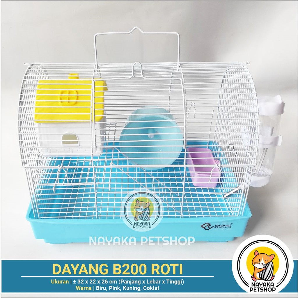 Dayang B200 Roti Kandang Hamster Besar Tingkat 2 Lantai Murah