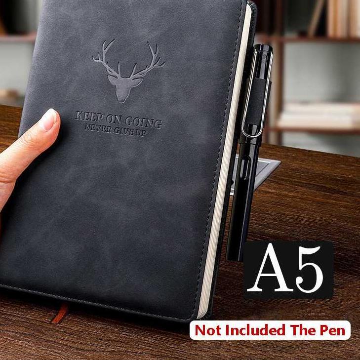 

10.10✔️Buku Catatan / Buku Binder A5 / Agenda Cover Kulit / Buku Tulis|KD3