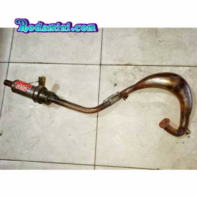 Knalpot Racing Motor Mini Trail Model Udang Hendry Xander