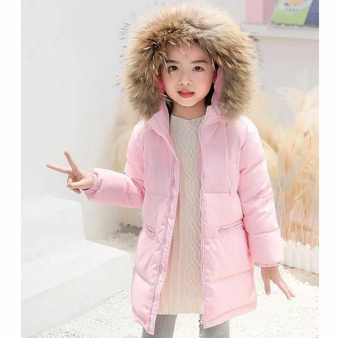 Jaket Winter Mantel Bulu Anak | Jaket Mantel Anak Laki-Laki/Perempuan
