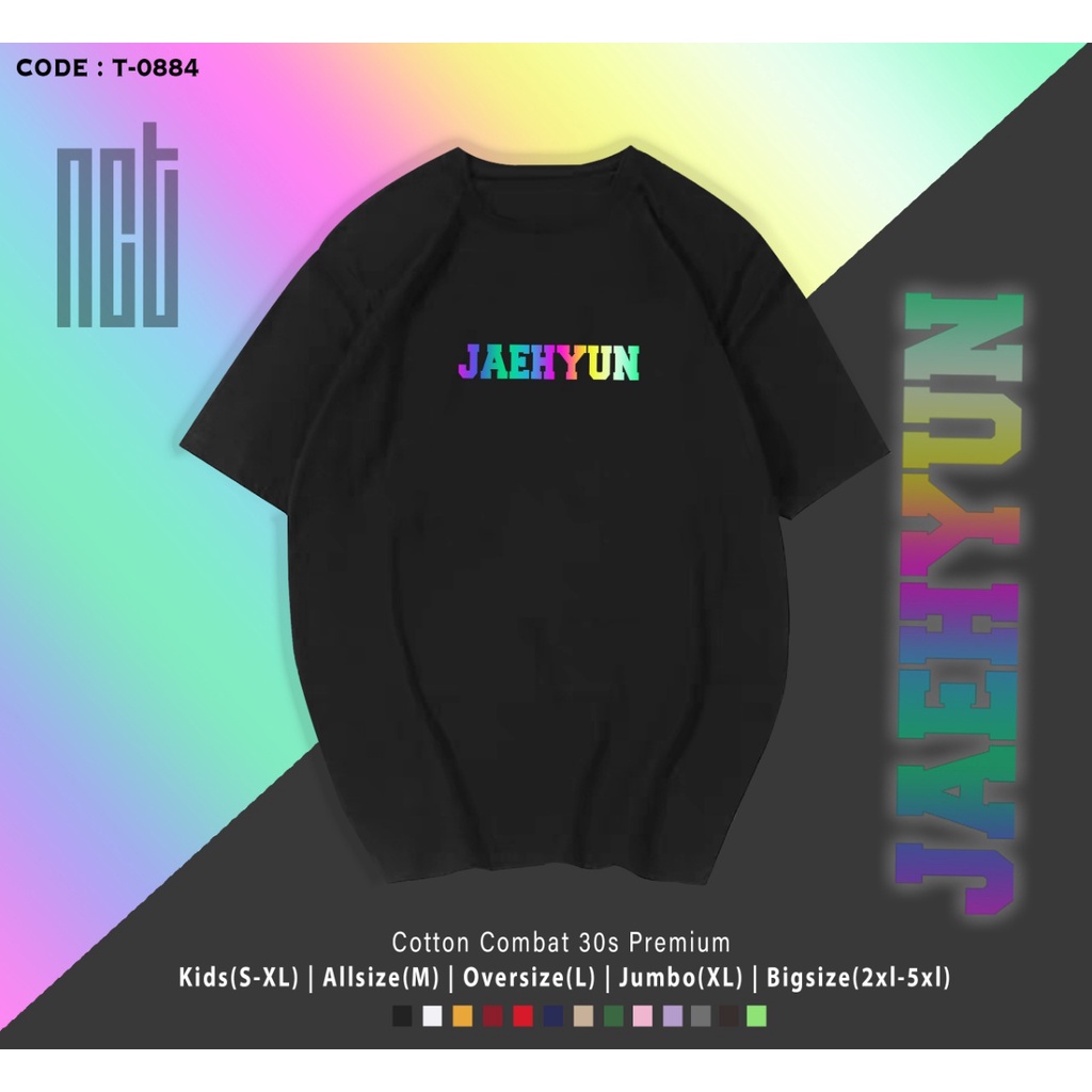 T-SHIRT / KAOS REFLEKTIF N C T / MARK / HAECHAN / TAEYOUNG / YUTA ETC