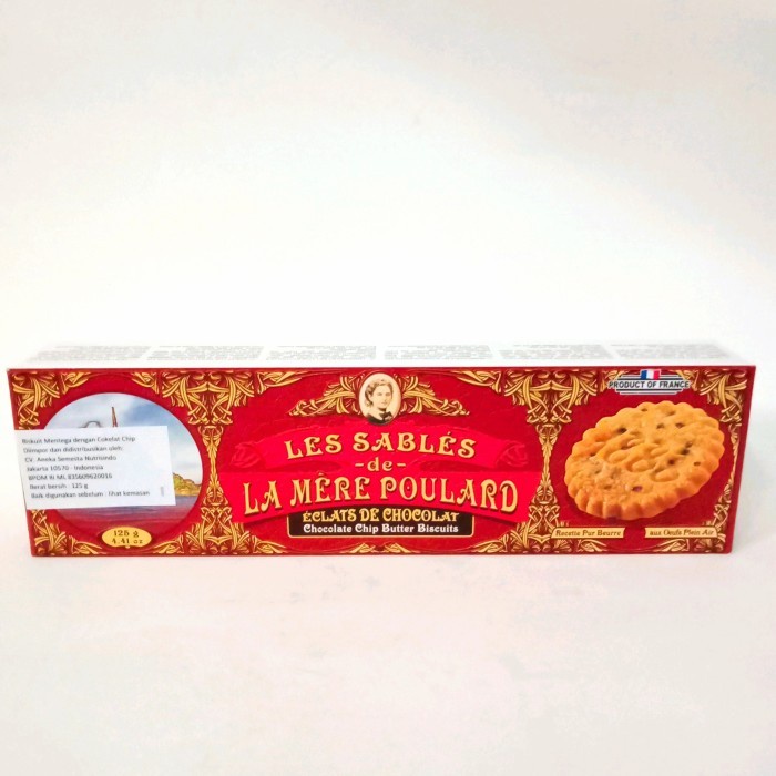 

LES SABLES CHOCOLATE CHIP BUTTER BISCUIT 125 GR