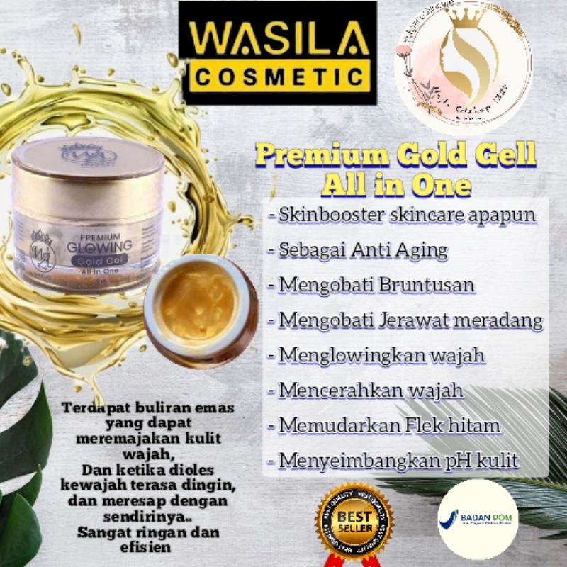 BEST SELLER Gold Gel Wa Beauty (WASILA COSMETIK) BOOSTER WAJAH