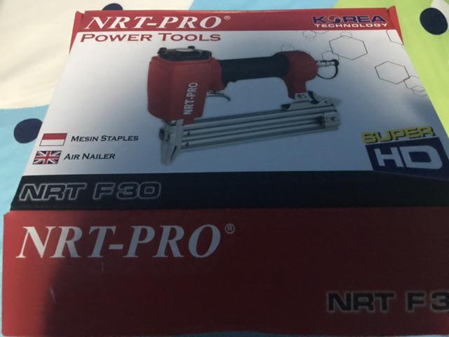 Nrt Pro F30 Mesin Airnailer Paku Tembak Kayu Portable Paku 30mm Air Nailer Pistol Paku Tenaga Angin