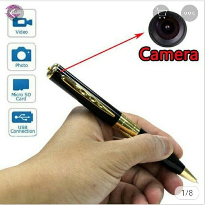 BISA COD Pulpen kamera / spycam / cctv/alat perekam