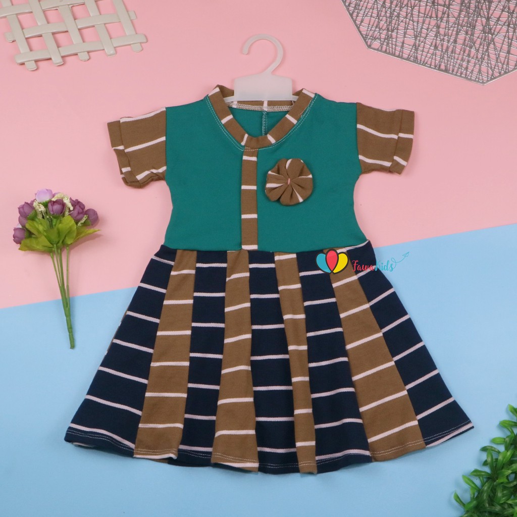 Dress Maudy uk 1-2 Tahun / Dres Balita Cewek Baju Anak