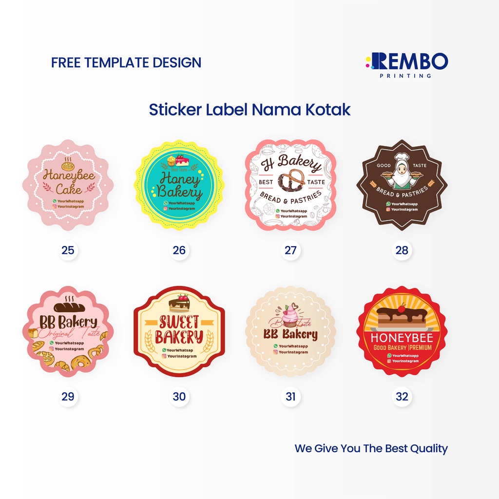 CETAK STIKER LABEL NAMA 5 CM / LABEL BULAT LABEL MAKANAN TOPLES KEMASAN BOTOL MINUMAN CUSTOM KROMO