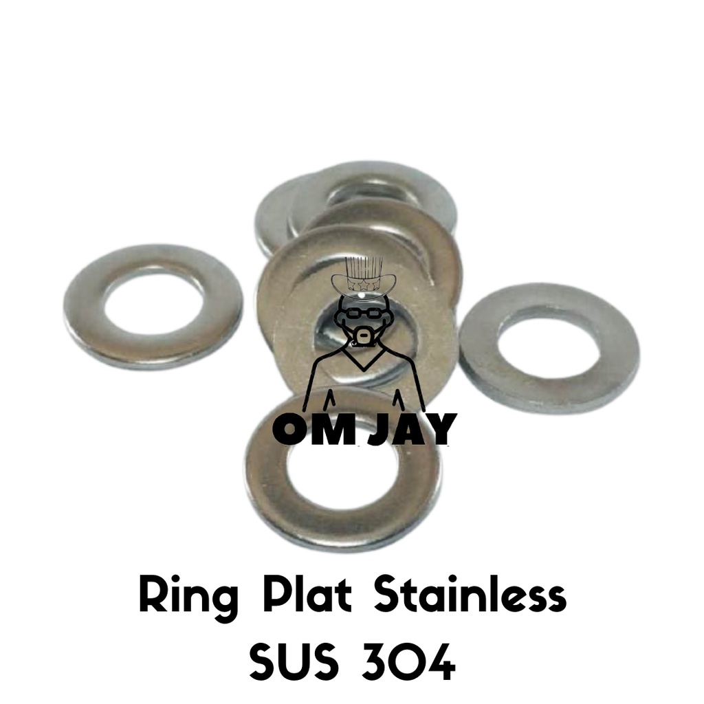 Ring Plat / Flat Washer Stainless Steel M8