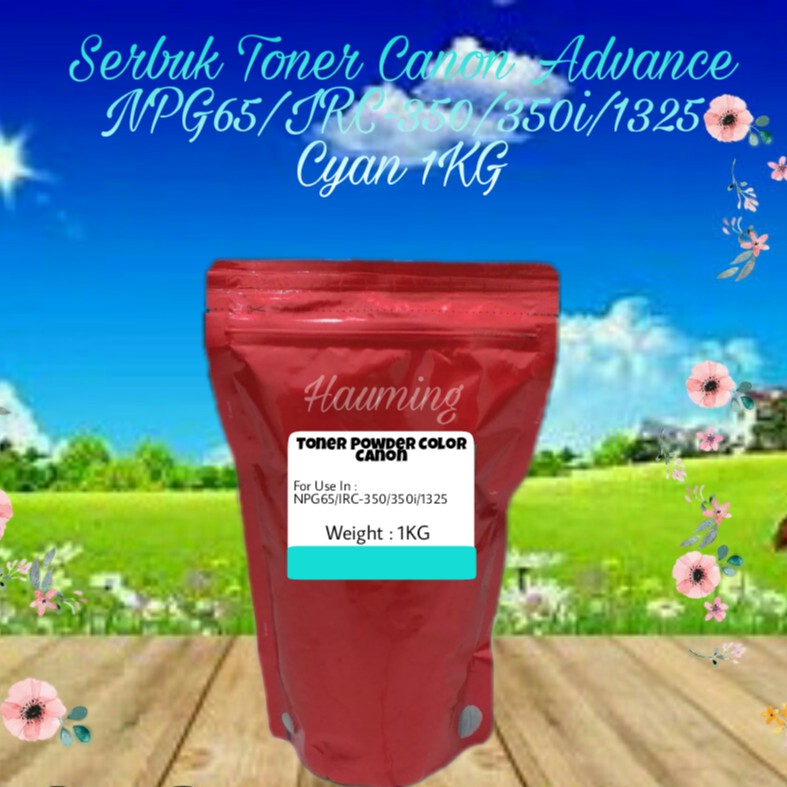 Serbuk Toner Canon Advance NPG65 NPG 65 GPR51 C-EXV47 IR C250 C250i C350 C350i C1325 Cyan 1kg
