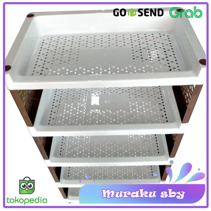 RAK PLASTIK SUSUN SERBAGUNA/RAK SUSUN KECIL 5 TINGKAT FAWSLINE FR 205K