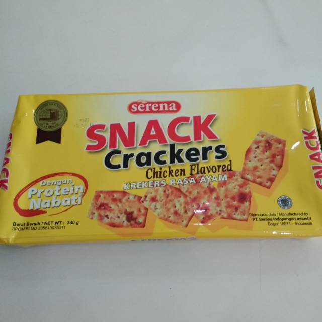 

Serena snack cracker chiken flavor 210 gram