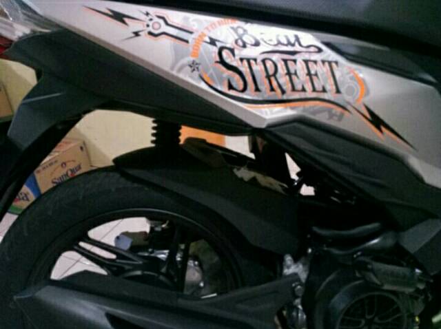 aksesoris beat street esp spakbor kolong / winglet / sambungan spakbor depan 3pcs paket