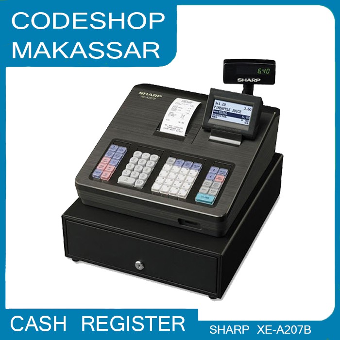 

CASH REGISTER SHARP XE-A207B | MESIN KASIR SHARP 207 B HITAM