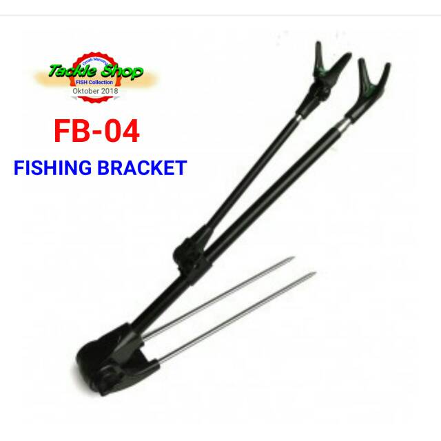 Cagak Joran Teleskopik Double Bracket 176 cm     FB-04