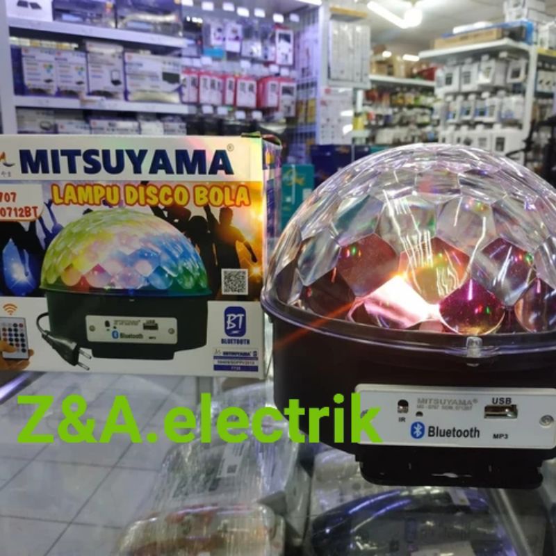 Lampu Disco Bola MS-Seri 0712BT 6 warnah Sensor Suarah