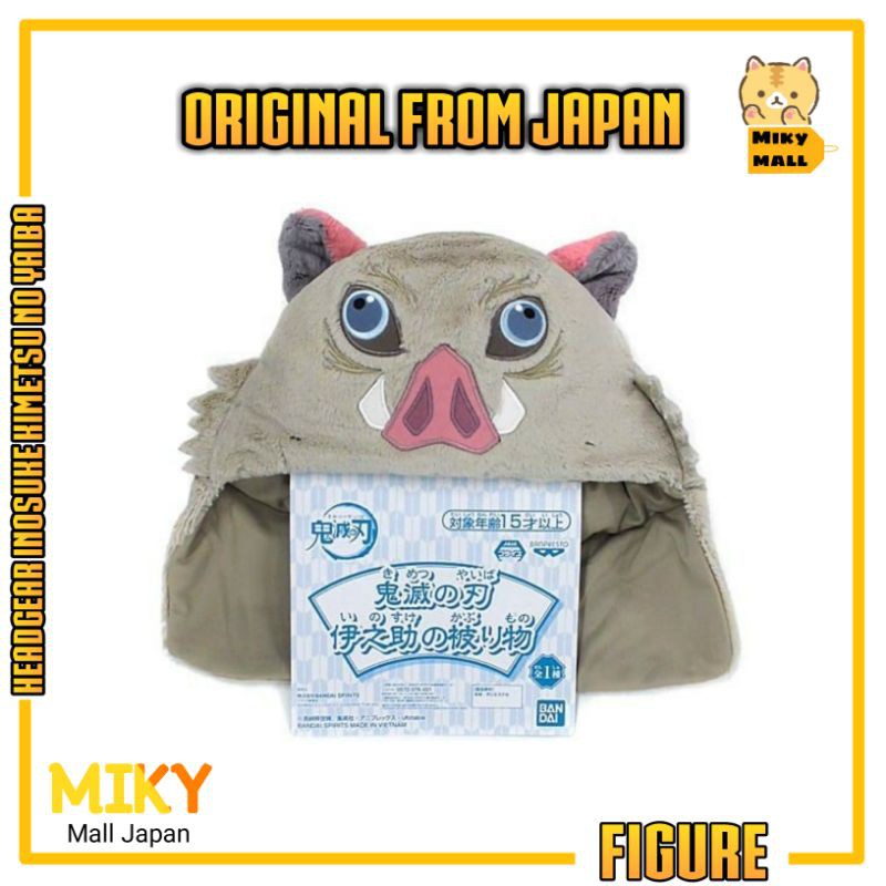 Headgear topi hashibira inosuke Kimetsu no yaiba demon slayer Ori