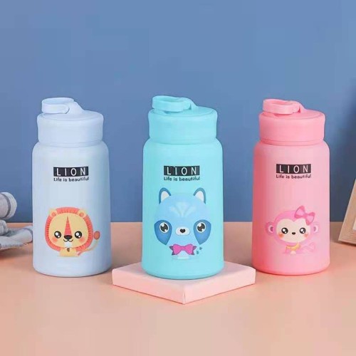 TERLARIS!!! Botol Kaca Animal Gemoy Lion Tenteng Karakter Bisa Taruh Hp