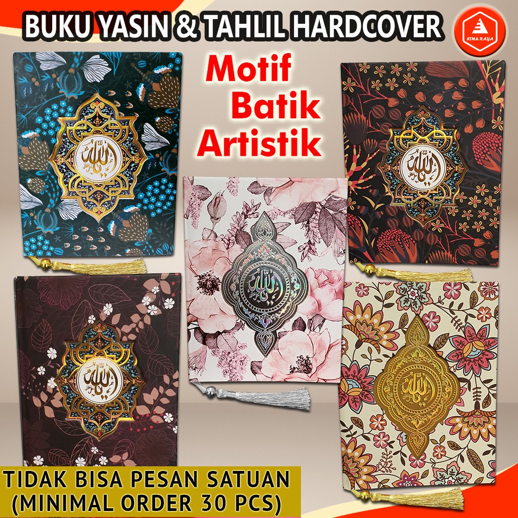 BUKU YASIN & TAHLIL HARDCOVER MOTIF BATIK ARTISTIK