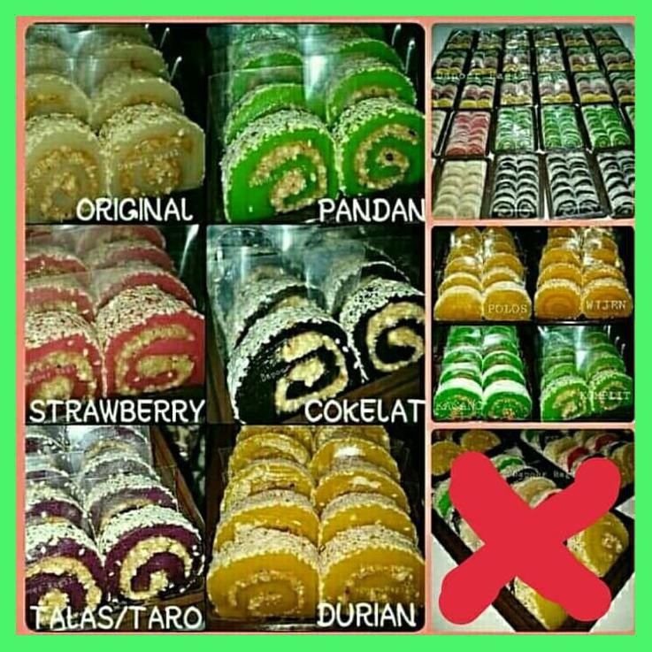 

MOCHI ROLL/KUE MOCHI ORIJINAL/MOCHI WIJEN/MOCHI GULUNG-KUE OLEH OLEH