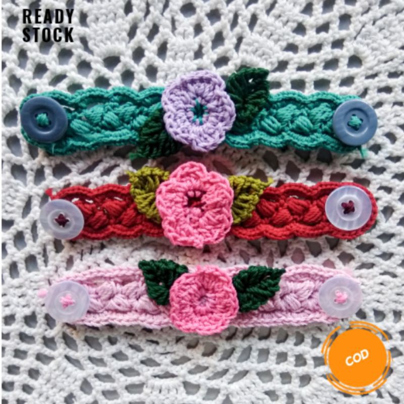 KONEKTOR MASKER RAJUT - KONEKTOR MASKER HIJAB - KONEKTOR MASKER - MASKER RAJUT - RAJUTAN