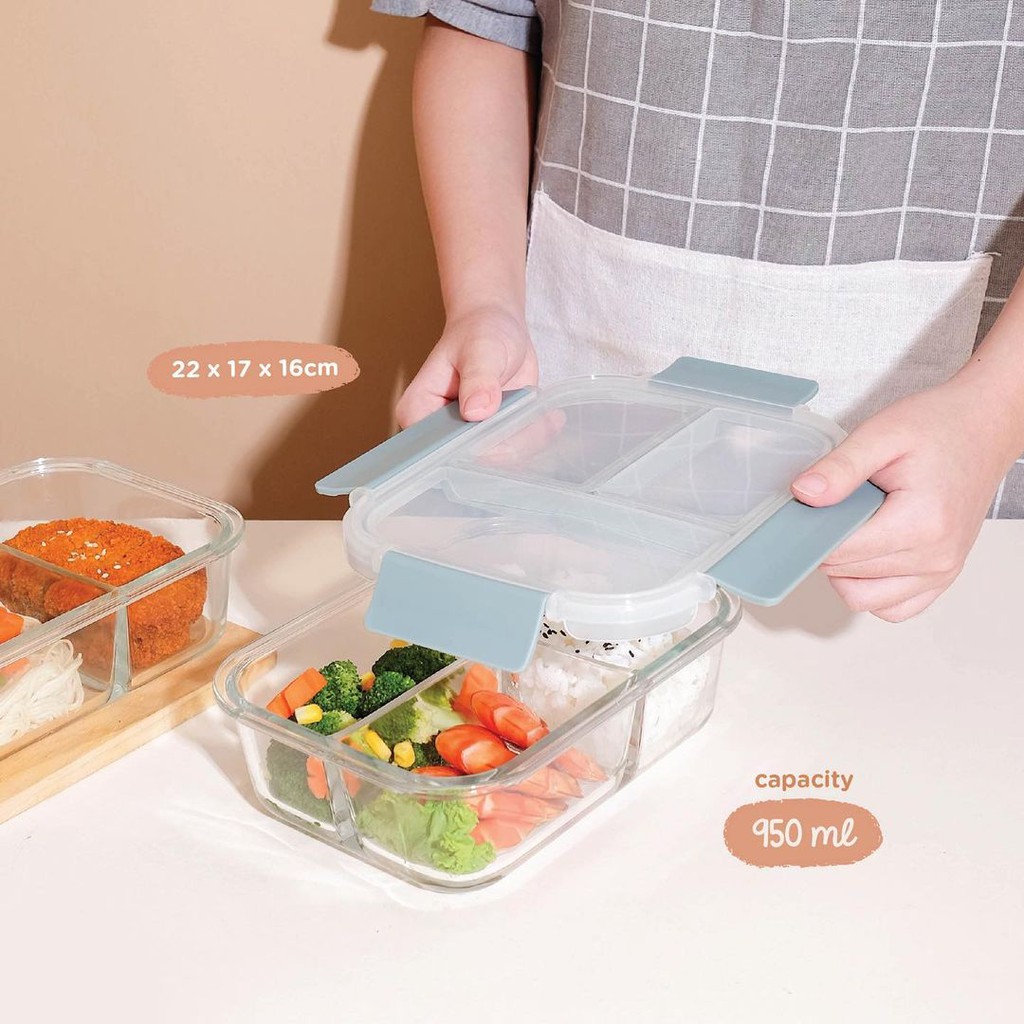 Little Dimple Split Lunch Box (2pcs)