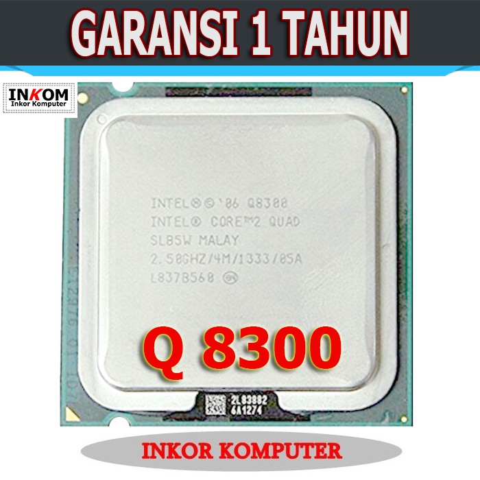 Processor Intel Core 2 Quad Q8300 plus FAN Mtech New LGA 775