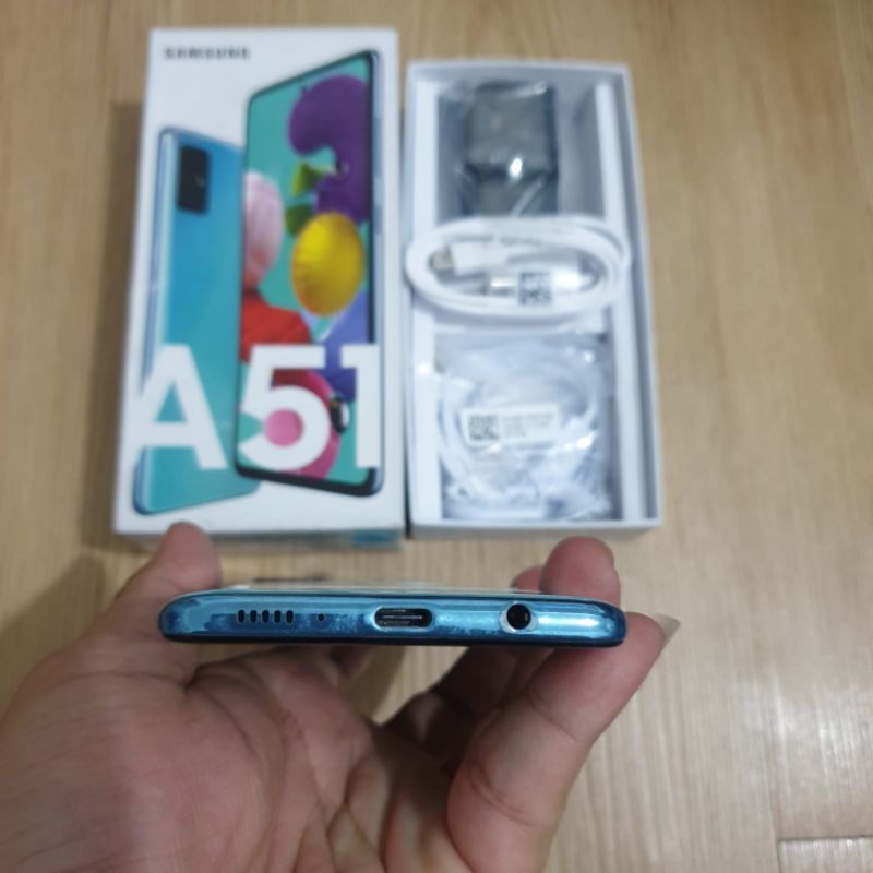 Samsung A51 RAM 6GB/128GB second fullset no minus