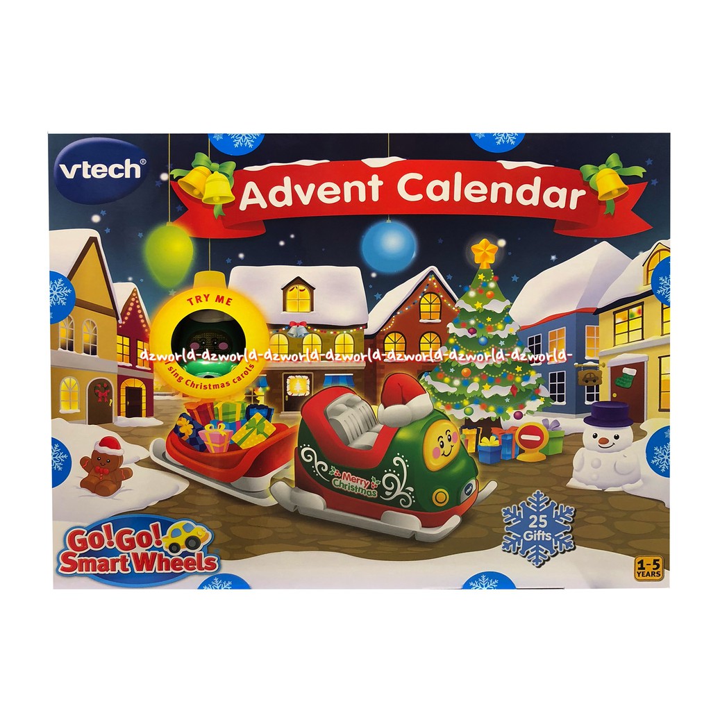 Vtech Advent Calendar Go Go Smart Wheels Mainan Anak Chrismast Natal