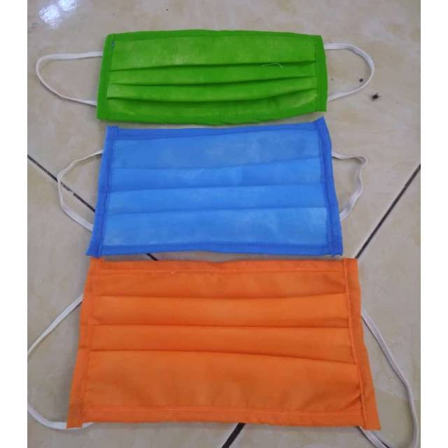 SALE.. Masker  3ply karet kanan kiri (12pcs)